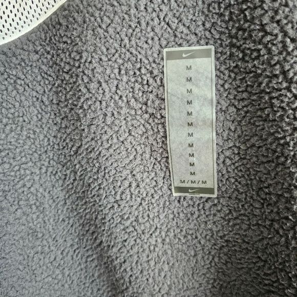 Nike Sportswear Essential Sherpa Sweatshirt Men's M Black White DD5017-010 NSW - Picture 12 of 16